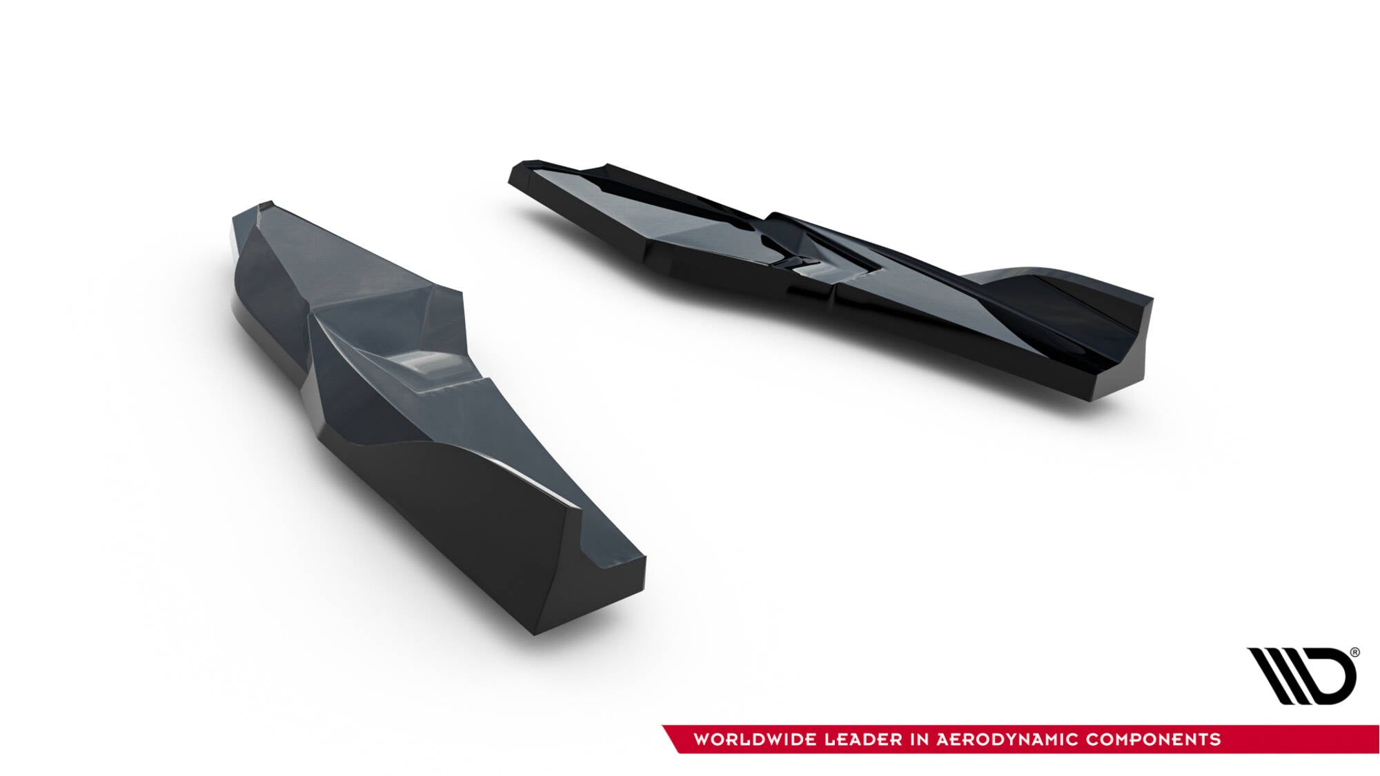 Maxton Design Heck Ansatz Flaps Diffusor V.4 passend für Audi S3 Limousine 8Y Facelift schwarz Hochglanz