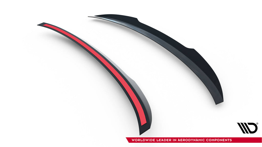 Maxton Design Spoiler CAP passend für BMW 3er M-Paket Coupe E92 schwarz Hochglanz