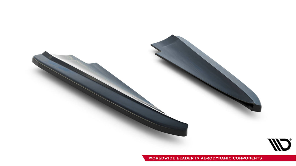 Maxton Design Heck Ansatz Flaps Diffusor passend für Maserati Quattroporte Mk6 schwarz Hochglanz