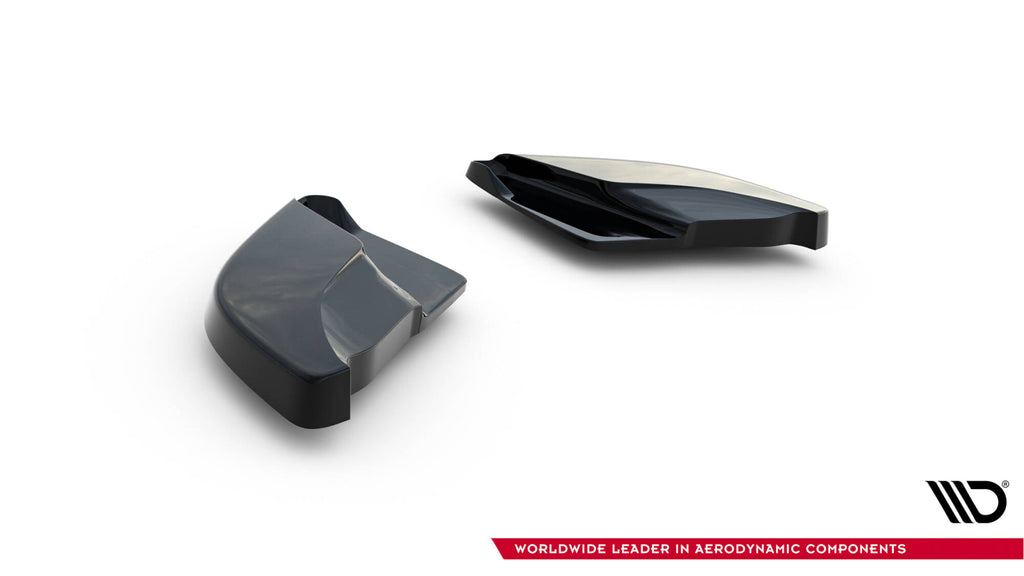 Maxton Design Heck Ansatz Flaps Diffusor V.2 passend für VW Scirocco Mk3 schwarz Hochglanz