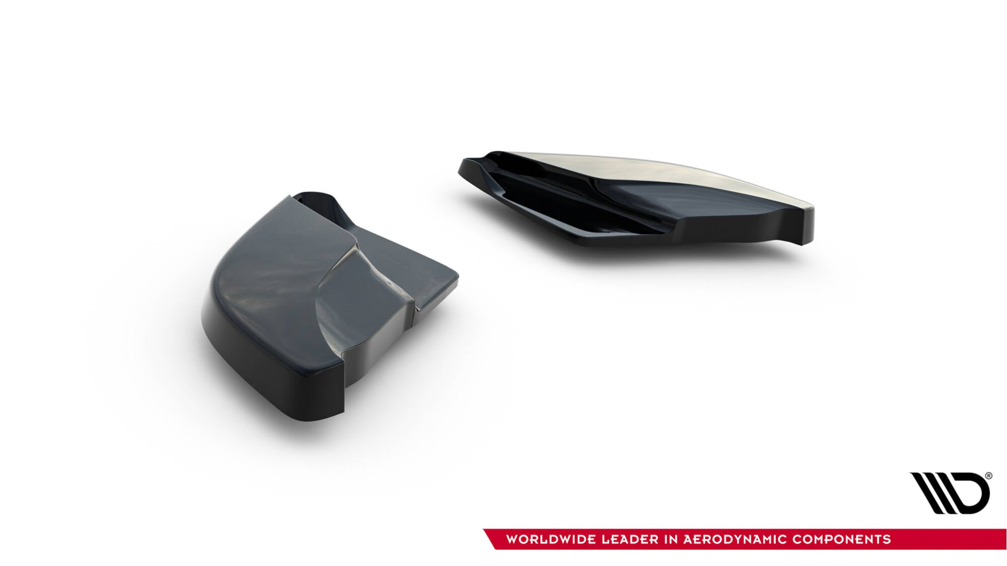 Maxton Design Heck Ansatz Flaps Diffusor V.2 passend für VW Scirocco Mk3 schwarz Hochglanz