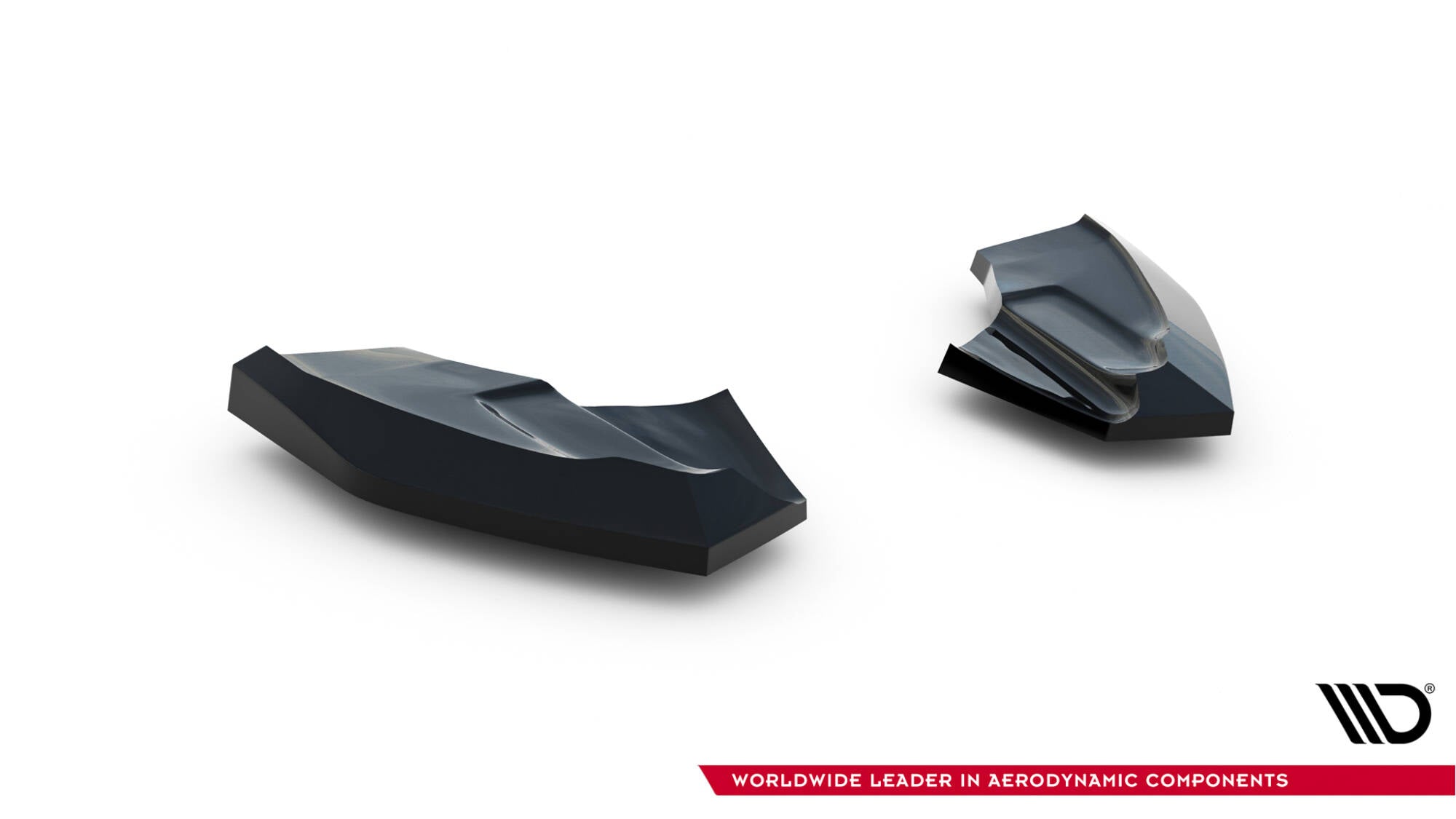 Maxton Design Heck Ansatz Flaps Diffusor V.3 passend für Ford Fiesta ST Mk7 Facelift schwarz Hochglanz