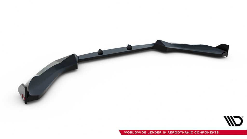 Maxton Design Street+ Spoilerlippe Front Ansatz V.5 + Flaps passend für BMW 1er M-Paket / M140i F20 Facelift
