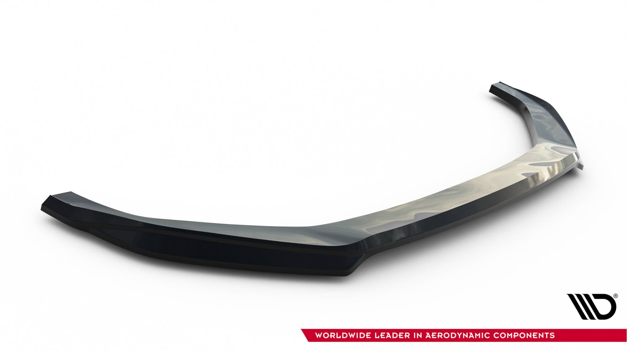 Maxton Design Street+ Spoilerlippe Front Ansatz passend für V.1 Audi A5 F5 Facelift schwarz Hochglanz