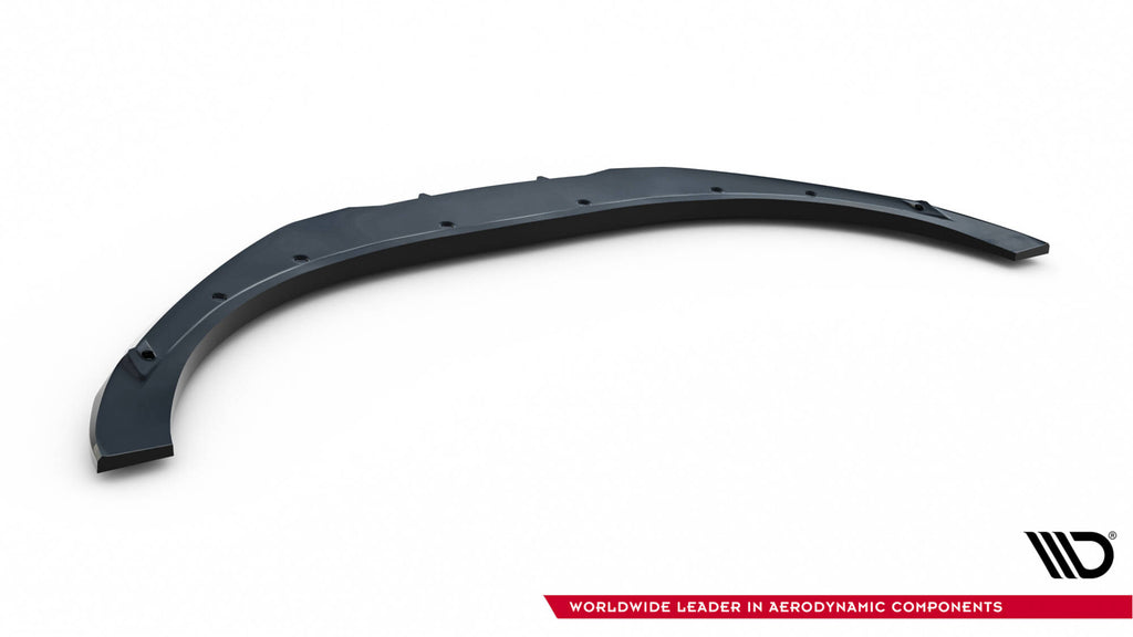 Maxton Design Street+ Spoilerlippe Front Ansatz V.2 passend für Audi TT S / TT S-Line 8J Facelift schwarz Hochglanz