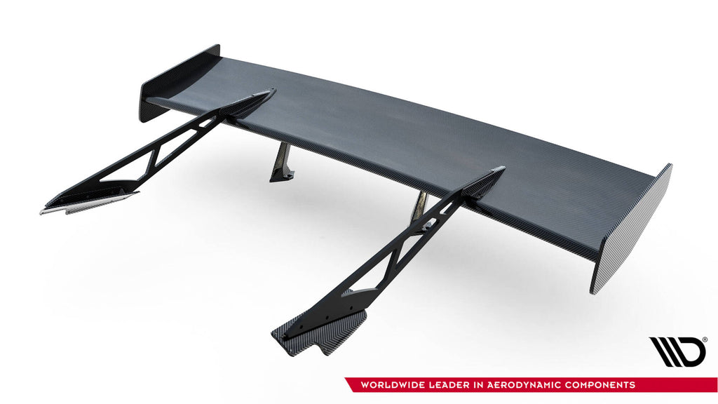 Maxton Design Carbon Spoiler With Upper Swan Mounting Chevrolet Corvette Stingray / Grand Sport C7 für Chevrolet Corvette C7