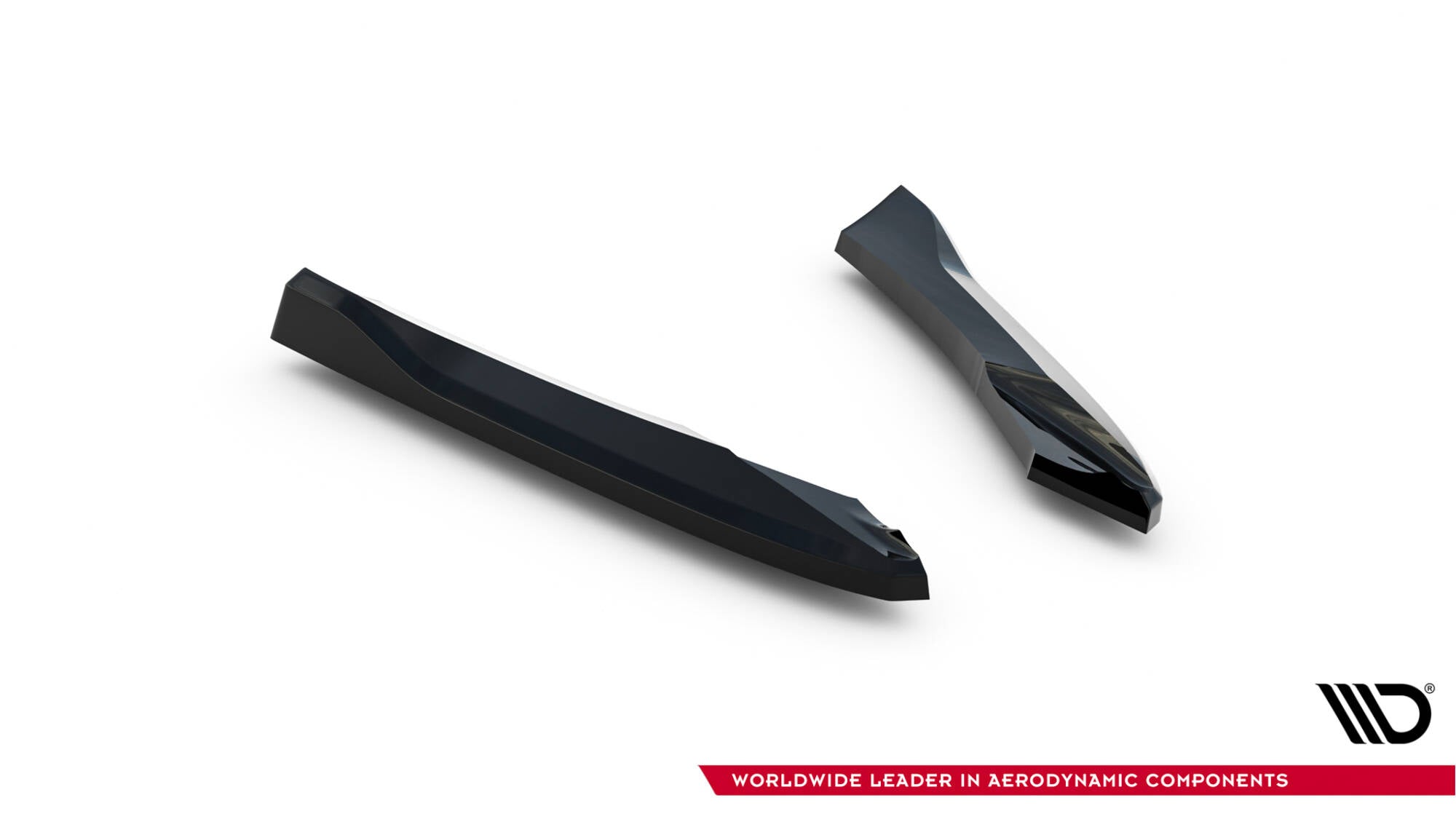 Maxton Design Heck Ansatz Flaps Diffusor passend für Audi S5 / A5 S-Line Sportback 8T schwarz Hochglanz