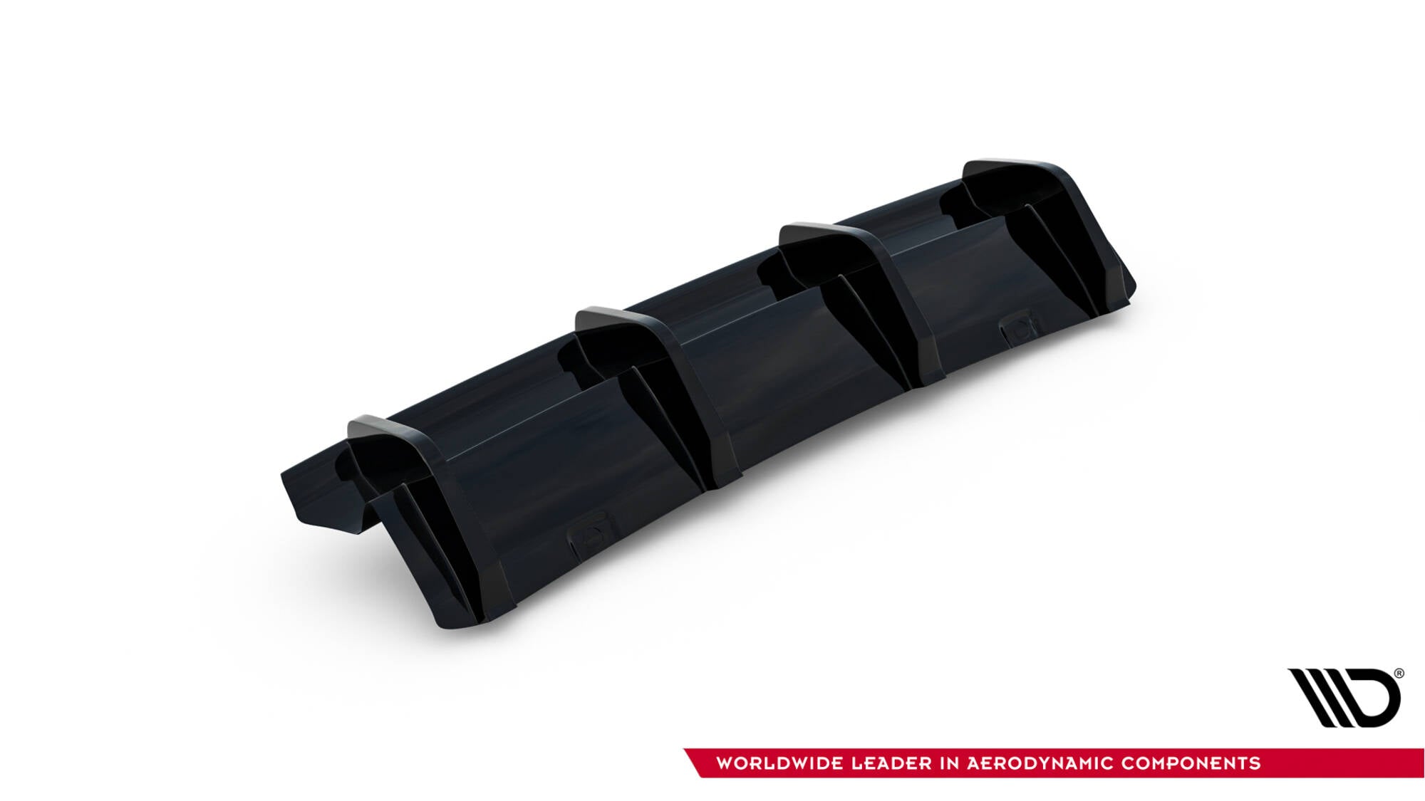 Maxton Design Diffusor Heck Ansatz passend für VW Golf R Hatchback R Mk7 Facelift schwarz Hochglanz
