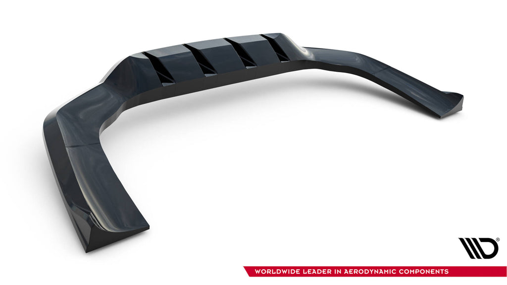 Maxton Design Street+ Mittlerer Diffusor RACE passend für Mercedes-AMG SL 63 R232 schwarz Hochglanz