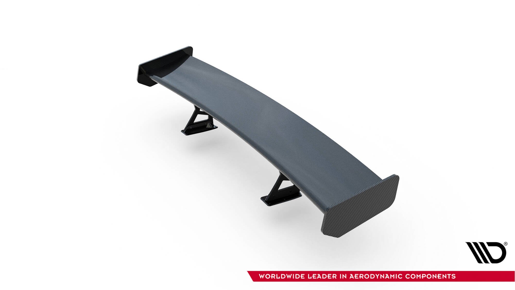 Maxton Design Carbon Spoiler With Internal Brackets Uprights + LED BMW 3er / M3 Coupe E92 für BMW 3er E92