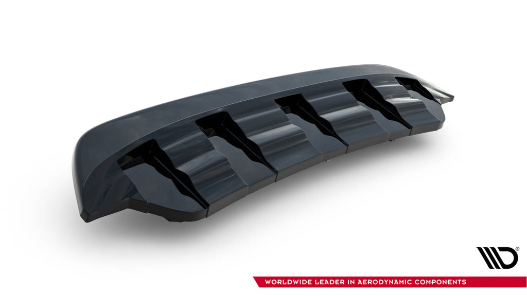 Maxton Design Street+ Mittlerer Diffusor RACE passend für Lexus Rc Mk1 schwarz Hochglanz
