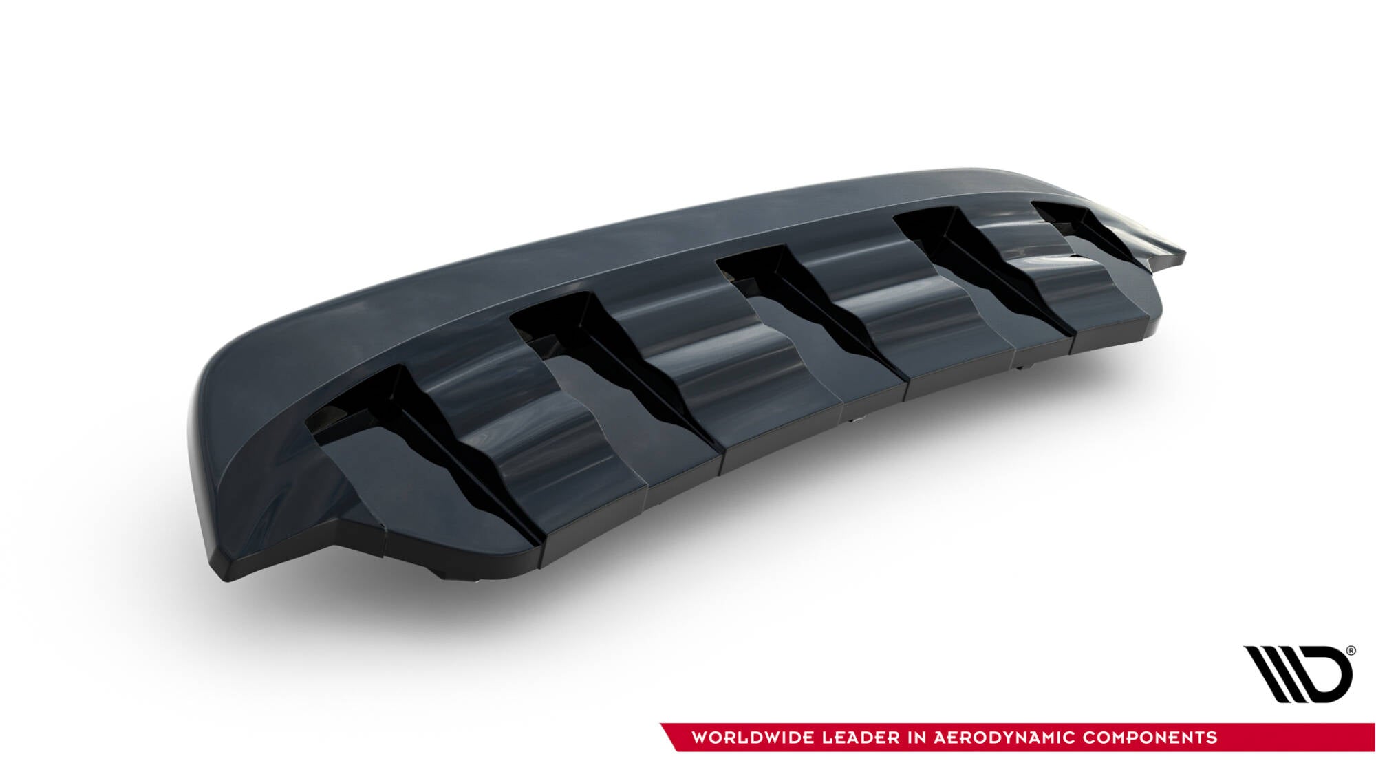 Maxton Design Street+ Mittlerer Diffusor RACE passend für Lexus Rc Mk1 schwarz Hochglanz