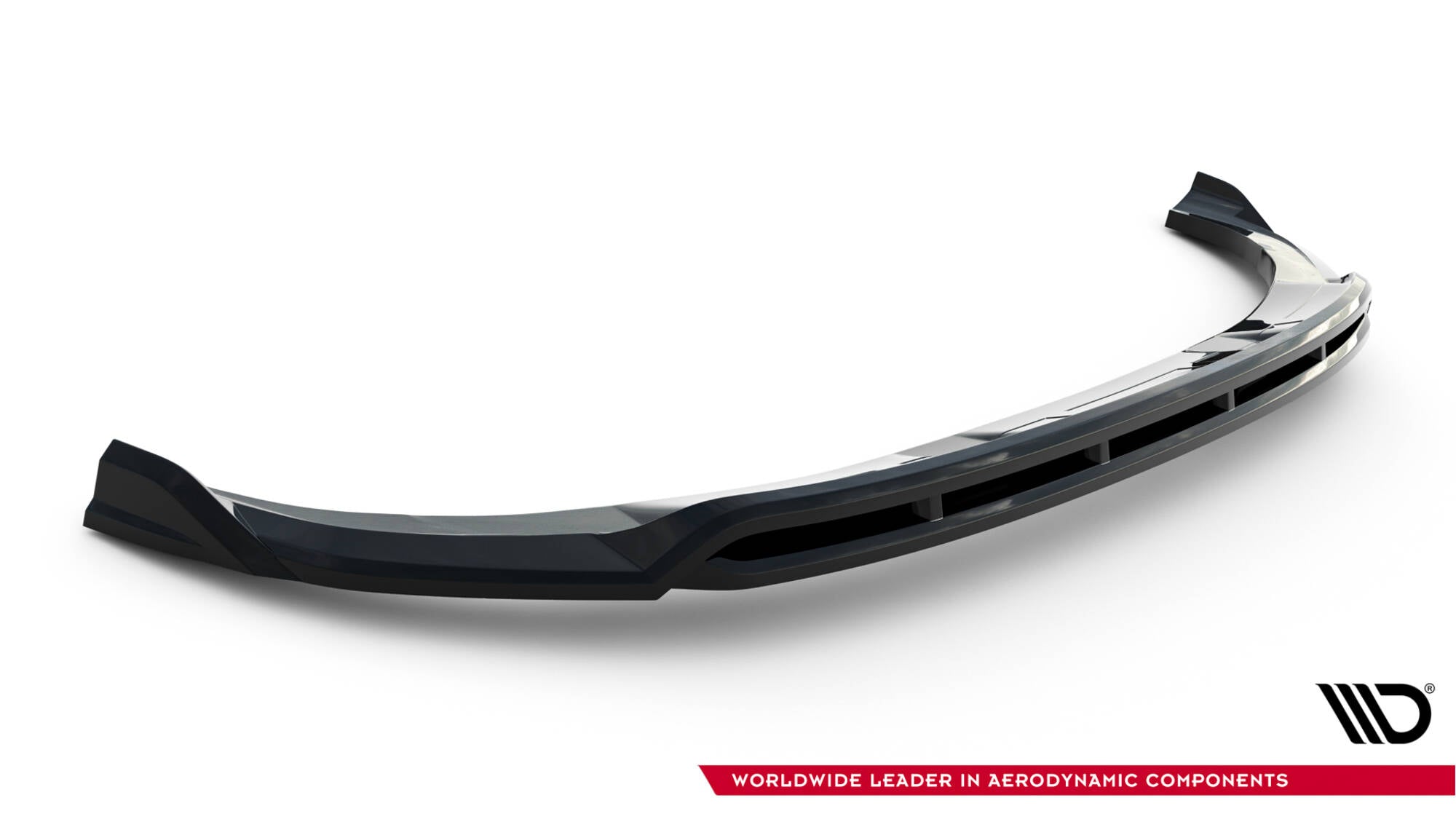 Maxton Design Street+ Spoilerlippe Front Ansatz passend für Audi e-Tron S-Line schwarz Hochglanz