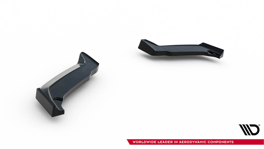 Maxton Design Heck Ansatz Flaps Diffusor V.1 passend für Toyota GR Yaris Mk4 Facelift schwarz Hochglanz