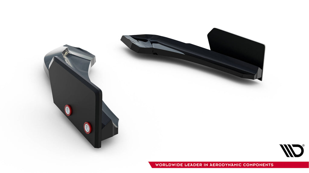 Maxton Design Heck Ansatz Flaps Diffusor V.5 + Flaps passend für (Für heckansatz V.3) BMW 1er M-Paket / M140i F20 Facelift