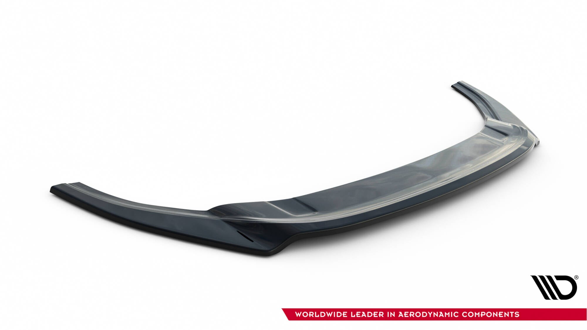 Maxton Design Street+ Spoilerlippe Front Ansatz V.2 passend für VW Golf R / R-Line Mk7 schwarz Hochglanz