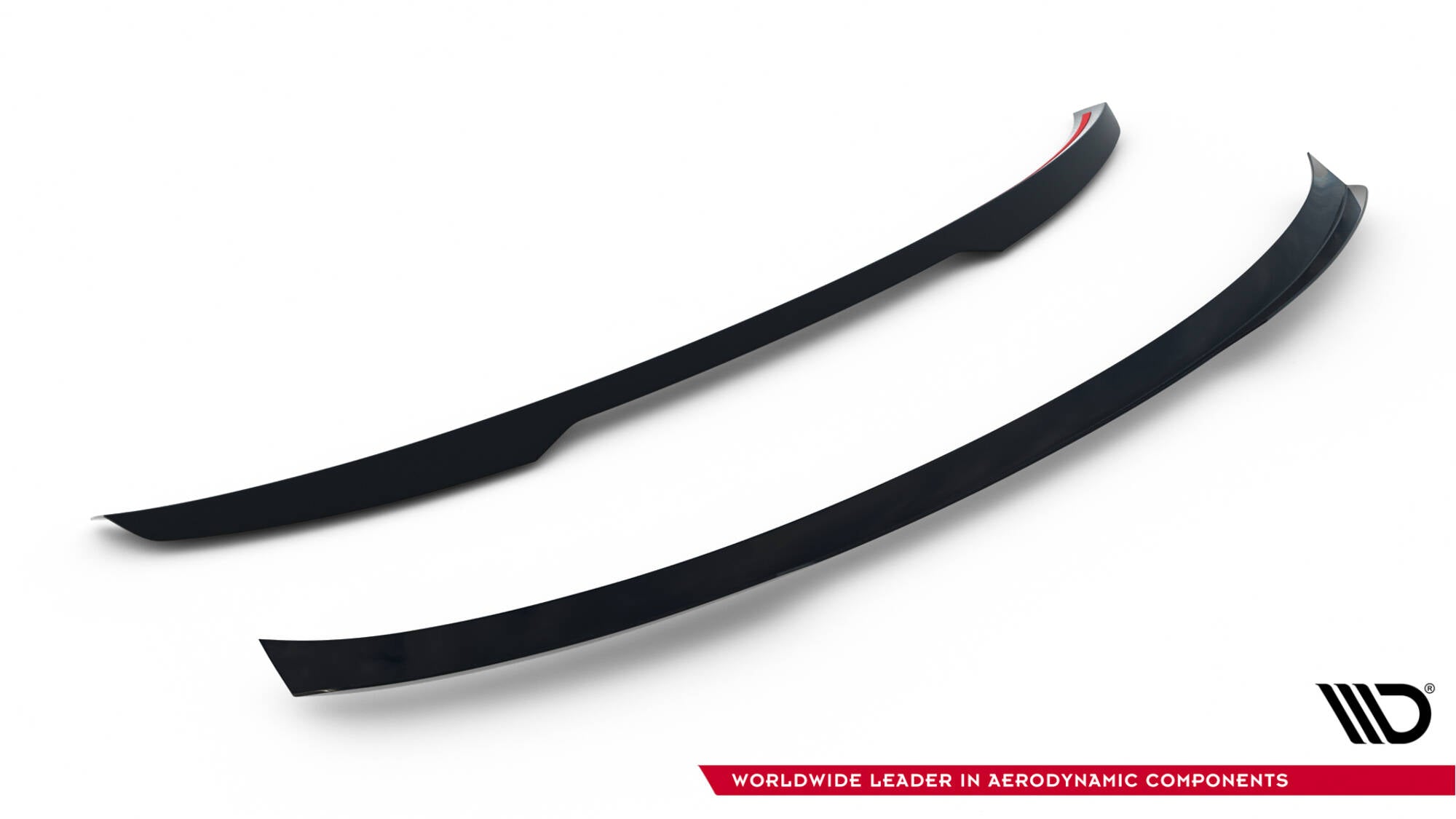 Maxton Design Niedriger Spoiler CAP passend für Audi e-tron schwarz Hochglanz