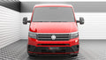 Maxton Design Street+ Spoilerlippe Front Ansatz V.1 passend für VW Crafter Mk2 schwarz Hochglanz