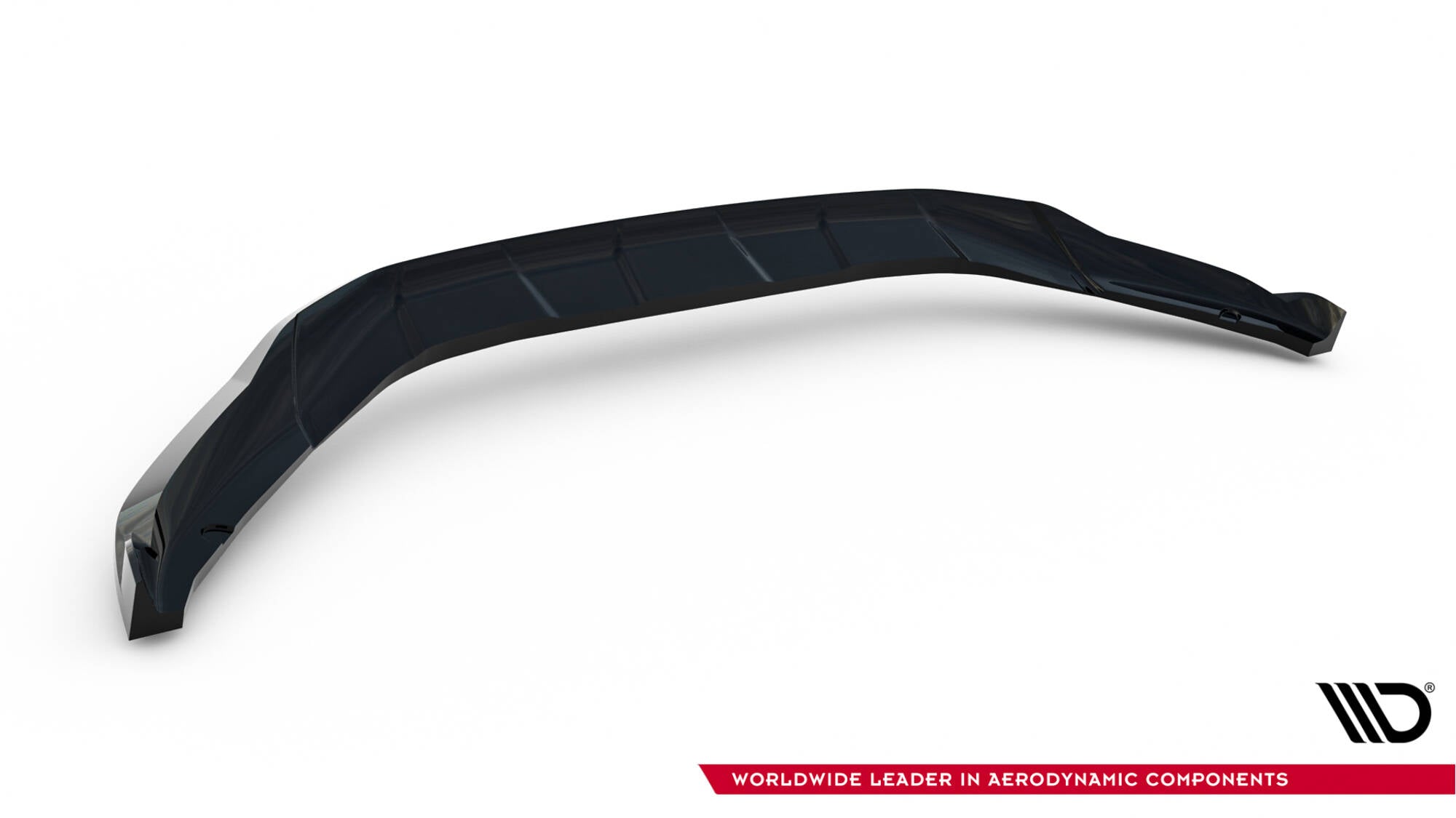 Maxton Design Street+ Spoilerlippe Front Ansatz passend für Ford Tourneo Courier Mk2 schwarz Hochglanz