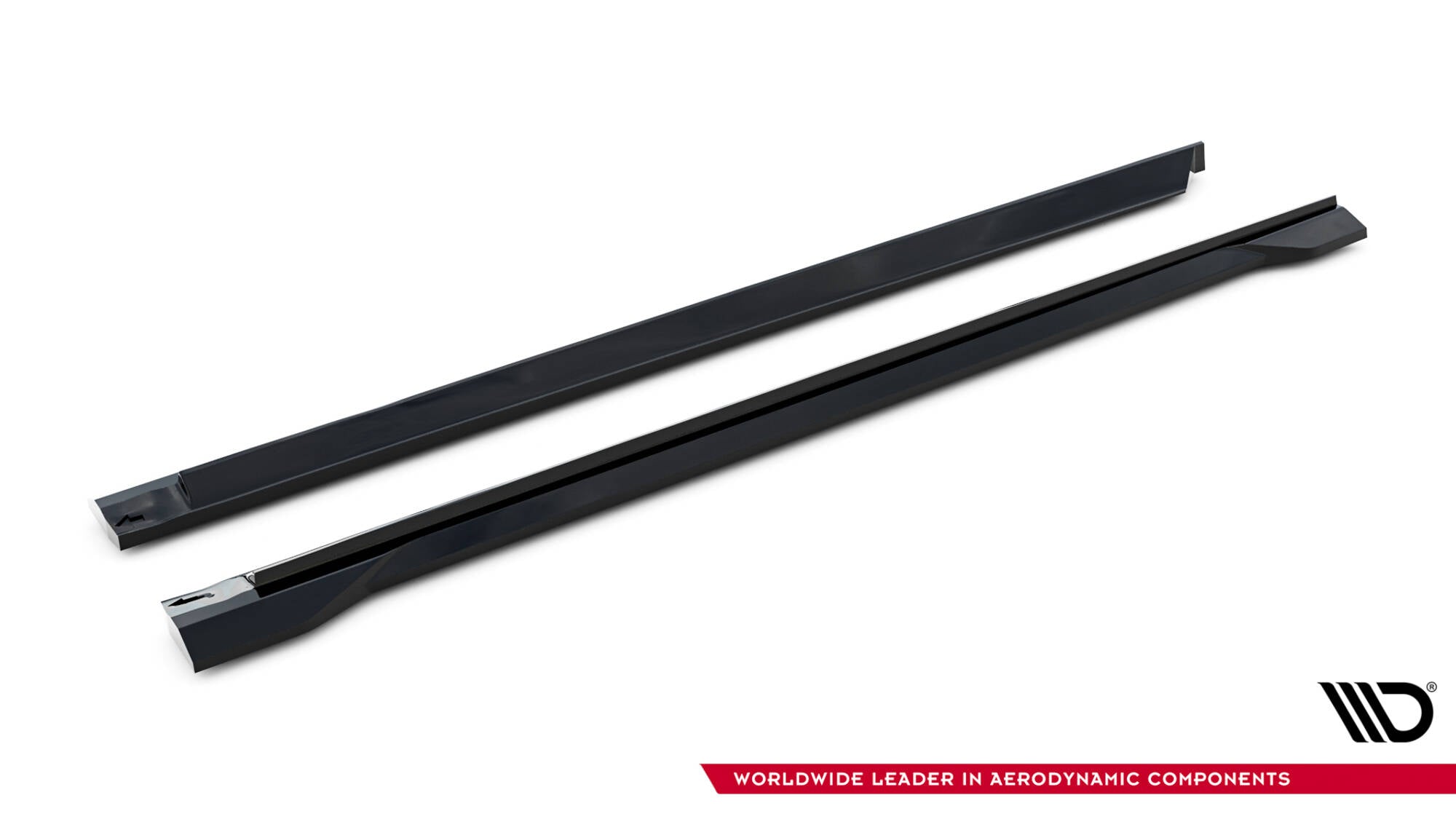 Maxton Design Street+ Seitenschweller Leisten passend für Audi SQ7 Mk2 Facelift 2 schwarz Hochglanz