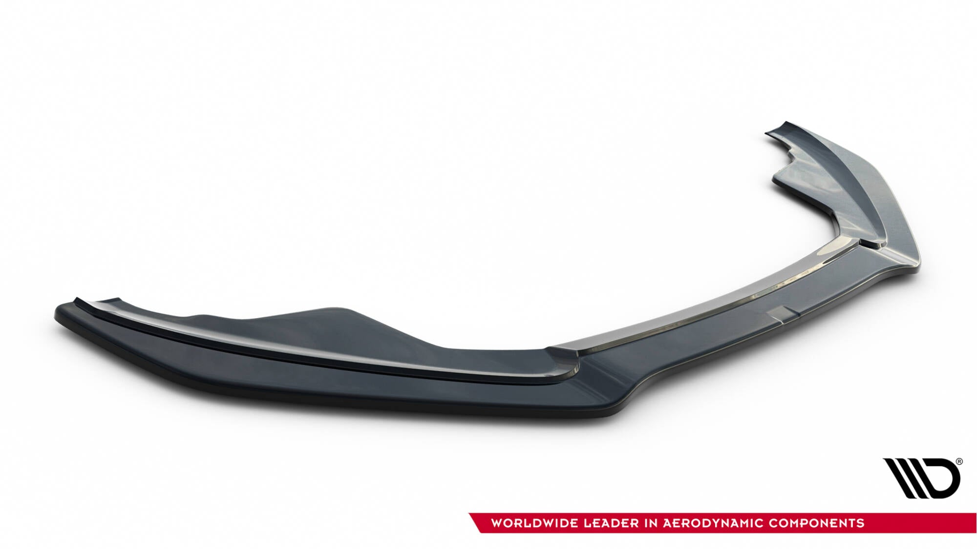 Maxton Design Street+ Spoilerlippe Front Ansatz passend für Audi S5 / A5 S-Line 8T schwarz Hochglanz
