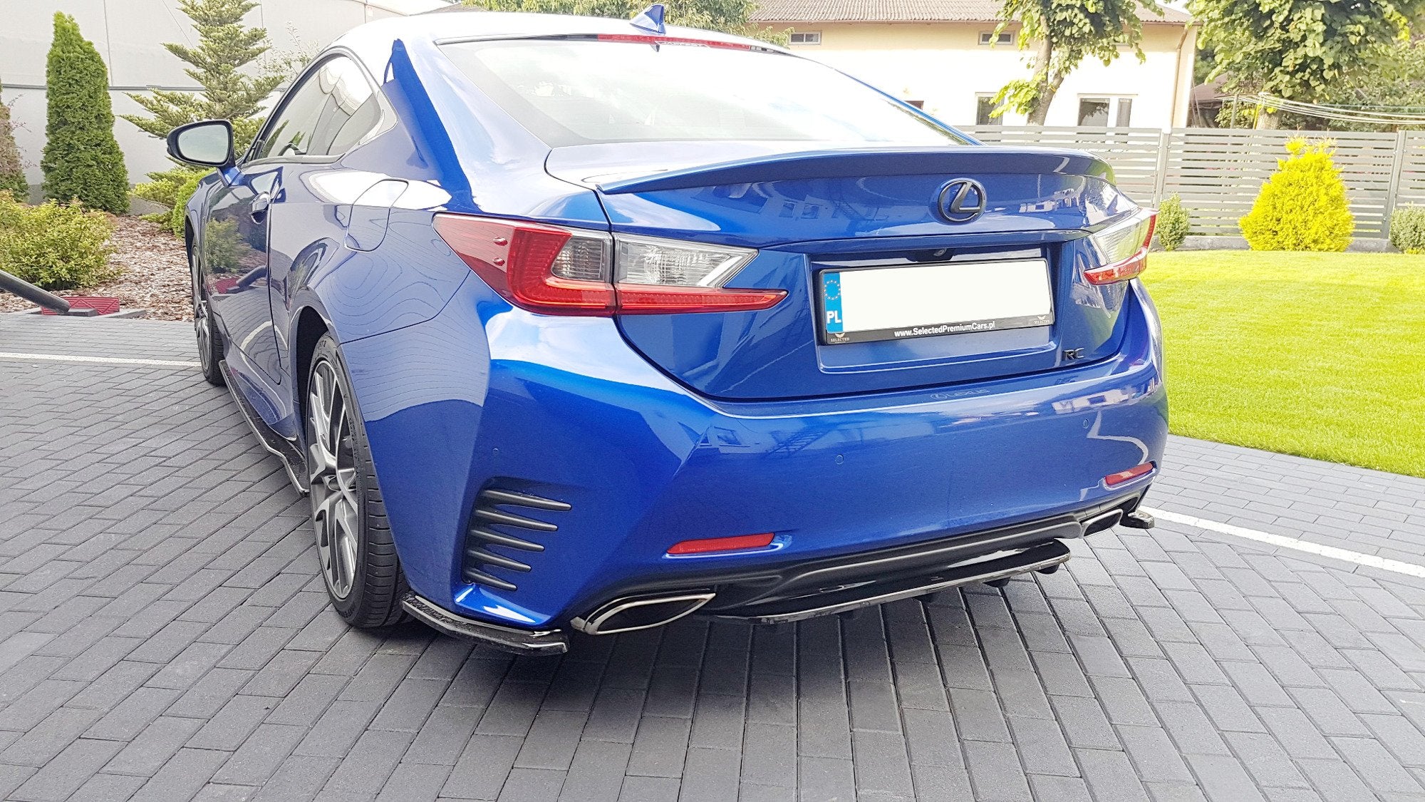 Maxton Design Mittlerer Diffusor Heck Ansatz für im DTM LOOK Lexus Rc Carbon Look