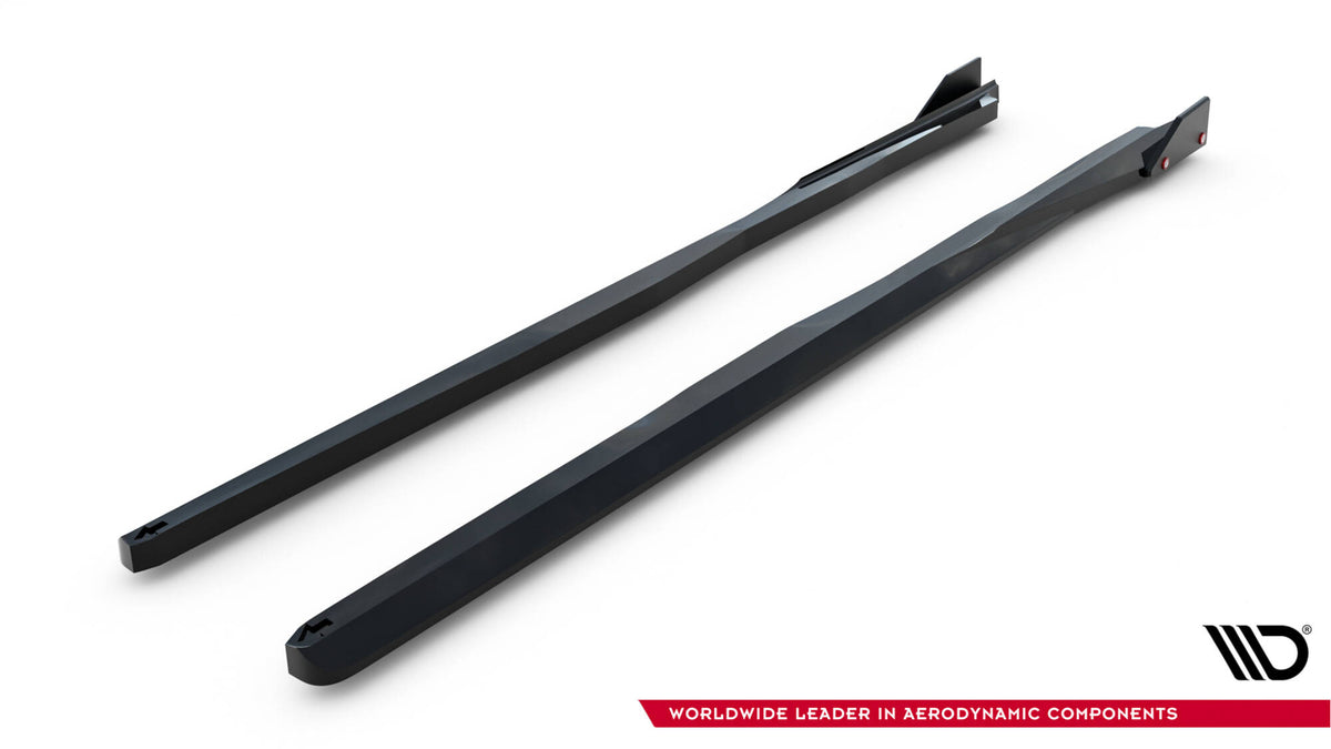 Maxton Design Street+ Seitenschweller Leisten + Flaps für Toyota GR Yaris Mk4 Facelift [2024-] | ABS-Kunststoff