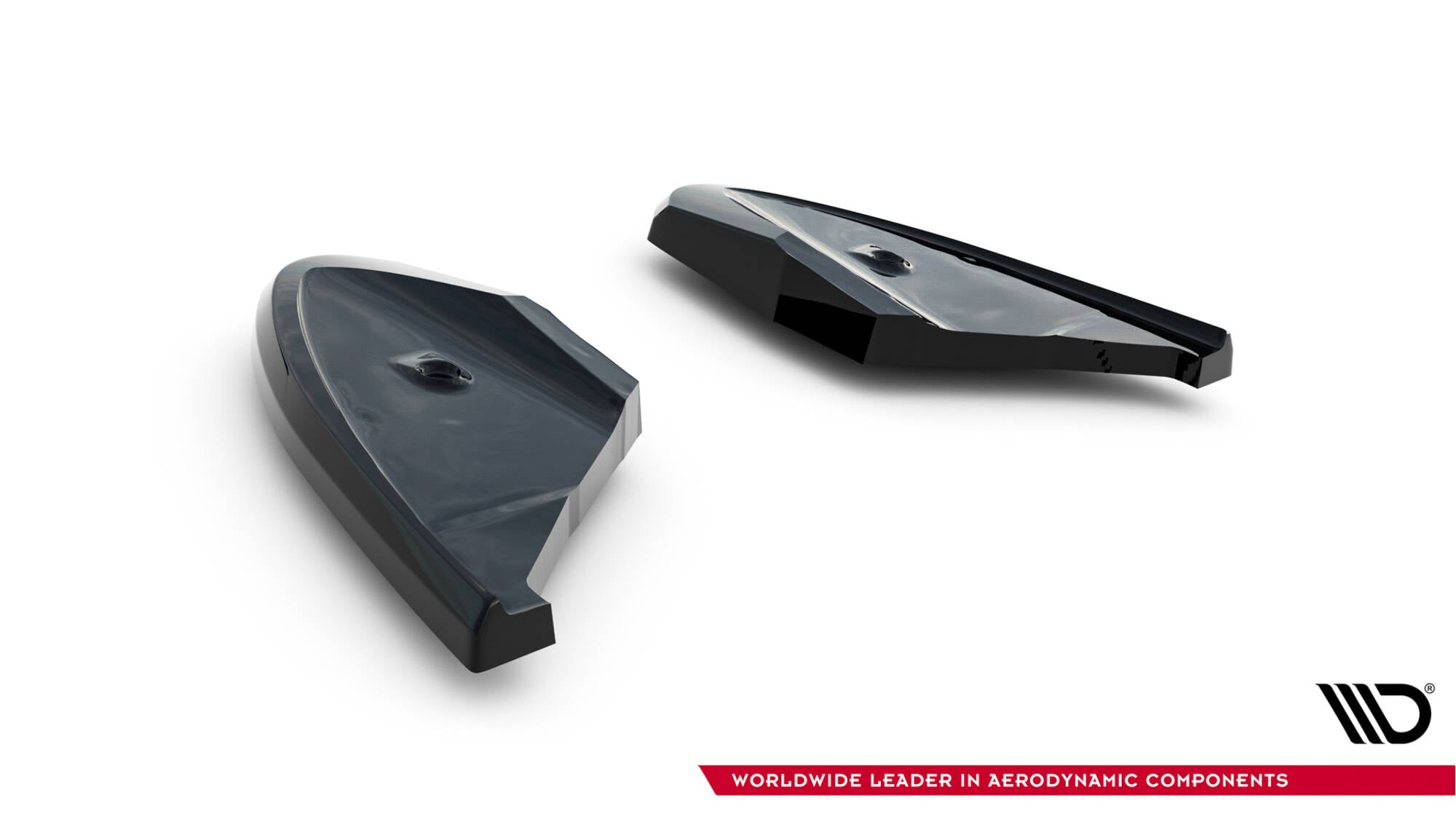 Maxton Design Heck Ansatz Flaps Diffusor passend für VW T-Roc R Mk1 schwarz Hochglanz