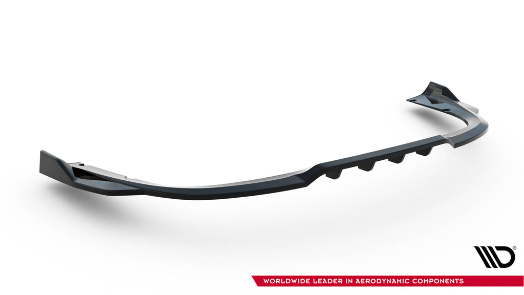Maxton Design Street+ Mittlerer Diffusor RACE passend für Porsche 911 Turbo S Sport Package 992 schwarz Hochglanz
