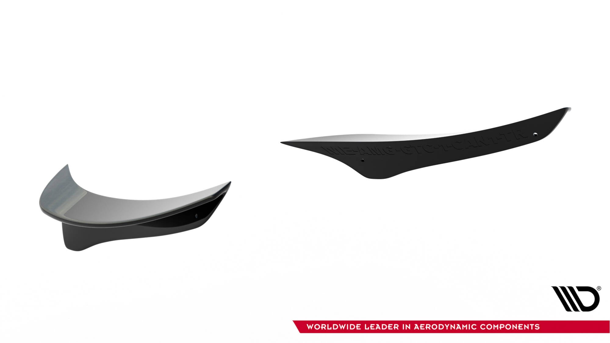 Maxton Design Stoßstangen Flaps Wings vorne Canards passend für Mercedes-AMG GT C C190 Facelift