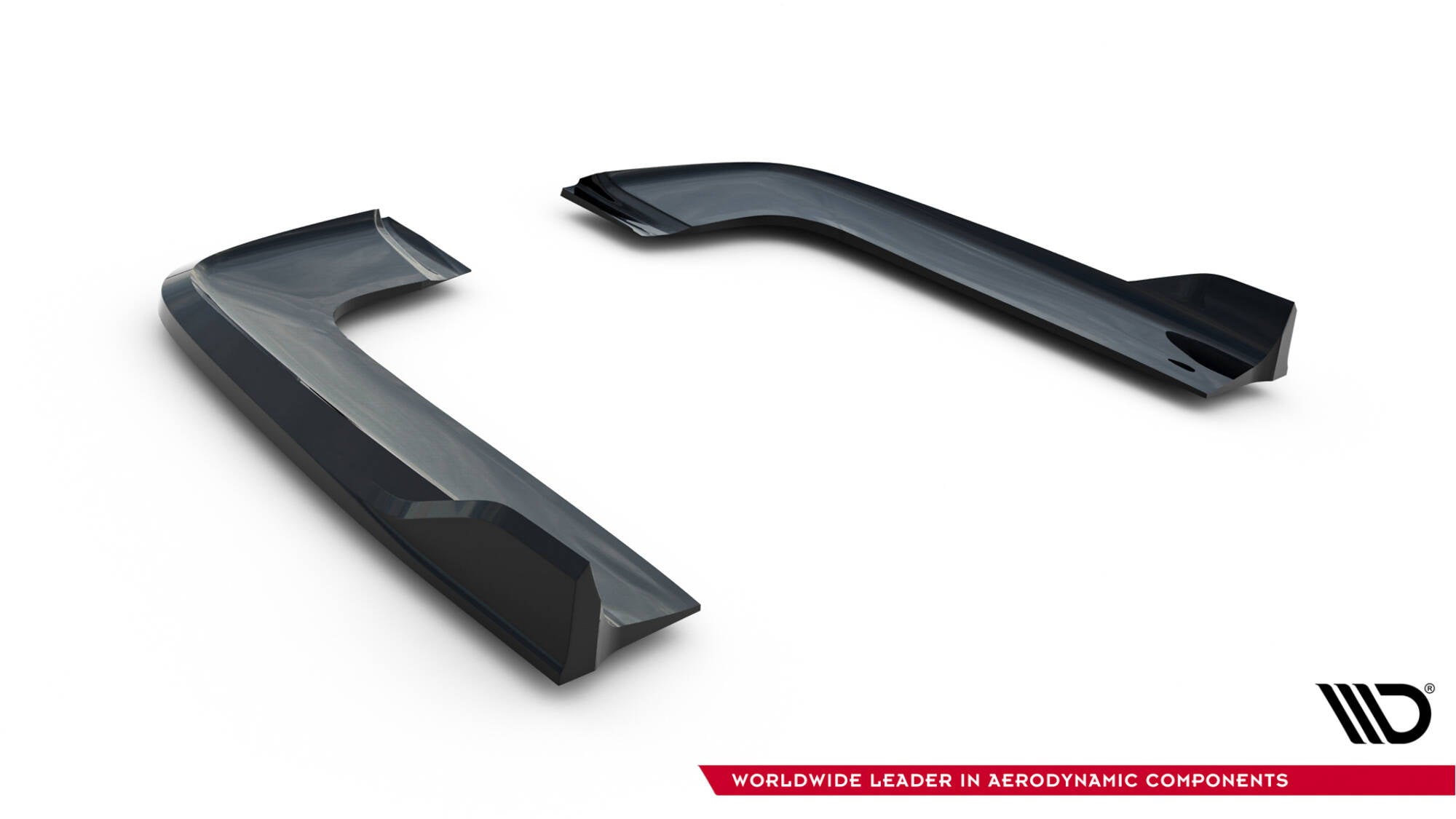 Maxton Design Heck Ansatz Flaps Diffusor V.3 passend für Mercedes-Benz V-Klasse AMG-Line W447 Facelift schwarz Hochglanz