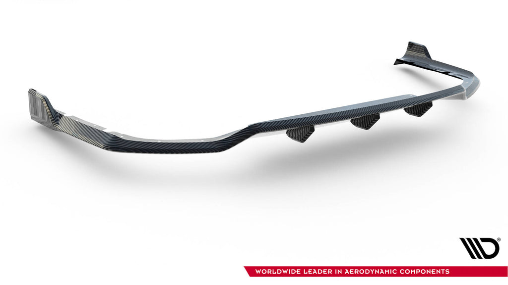 Maxton Design Prepreg Carbon Fiber Diffusor Heck Ansatz passend für BMW X7 M-Paket G07 Facelift (version mitout towbar)