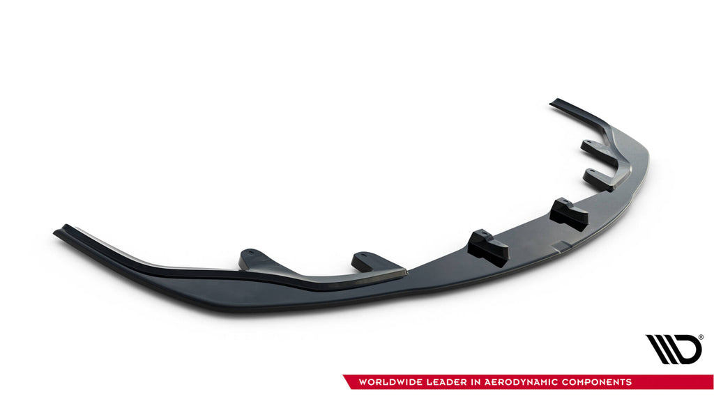 Maxton Design Street+ Spoilerlippe Front Ansatz V.1 passend für Lexus RC Mk1 schwarz Hochglanz