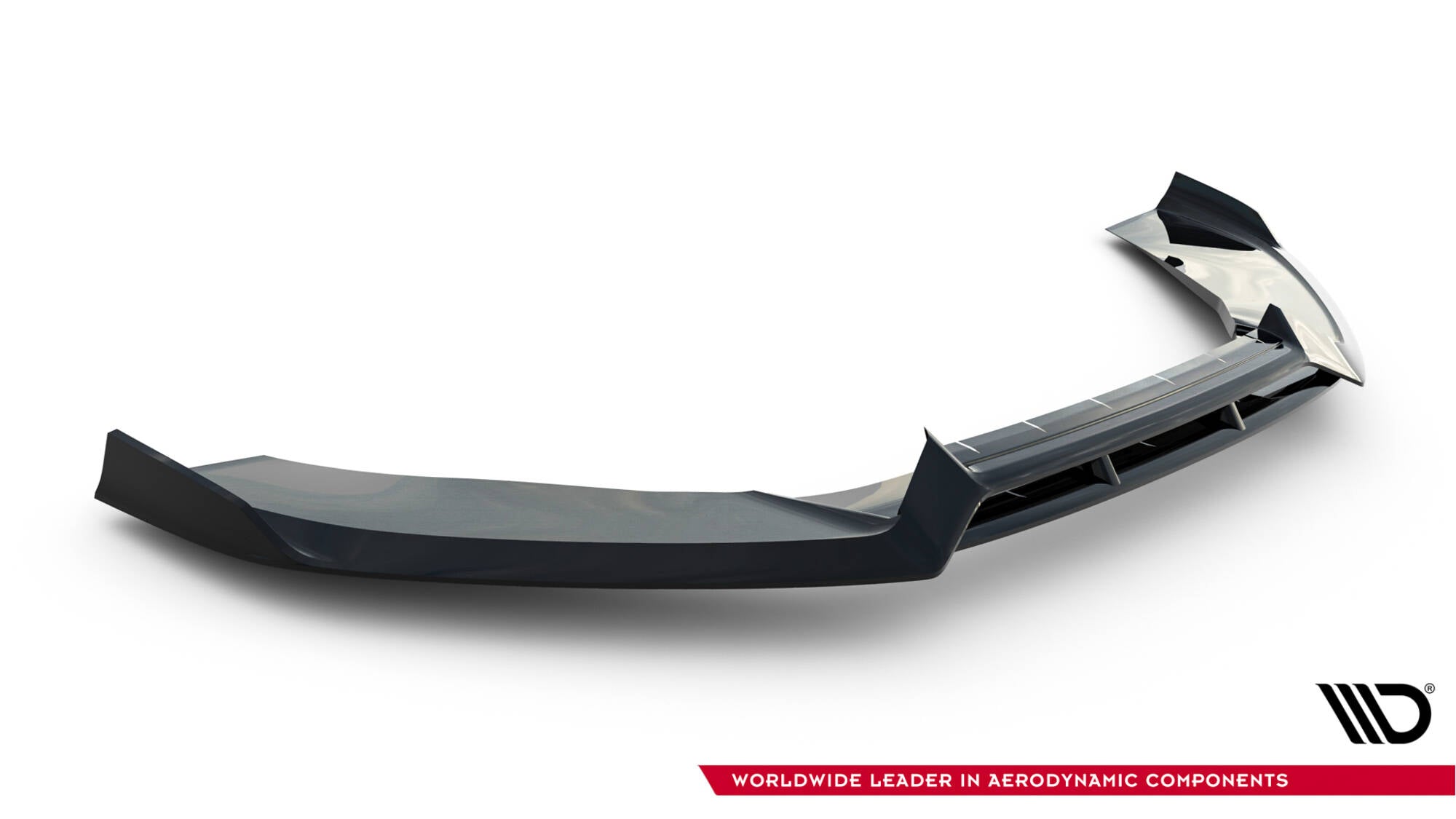 Maxton Design Street+ Spoilerlippe Front Ansatz V.3 passend für Audi A6 / A6 C7 S-line/ S6 C7 Facelift schwarz Hochglanz