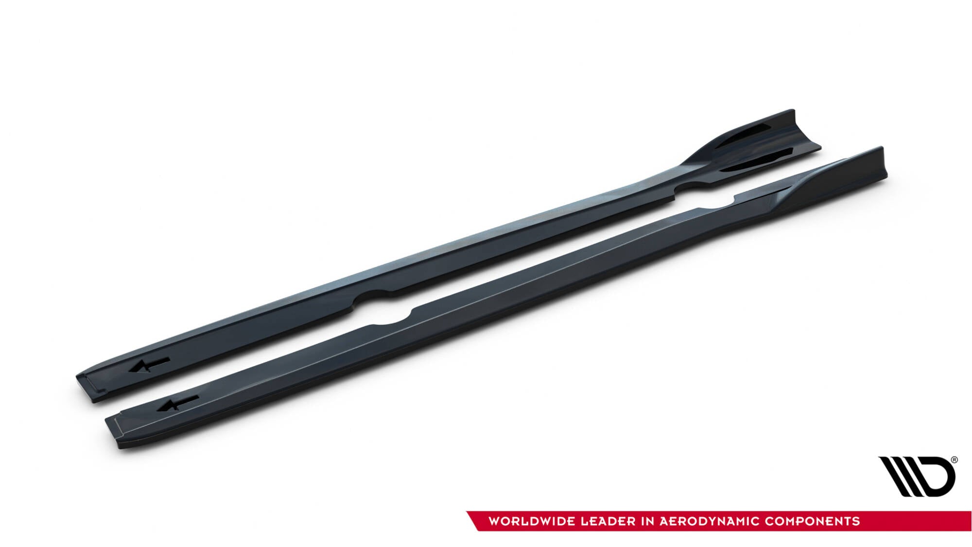 Maxton Design Street+ Seitenschweller Leisten passend für V.3 passend für Ford Fiesta ST / ST-Line Mk7 schwarz Hochglanz