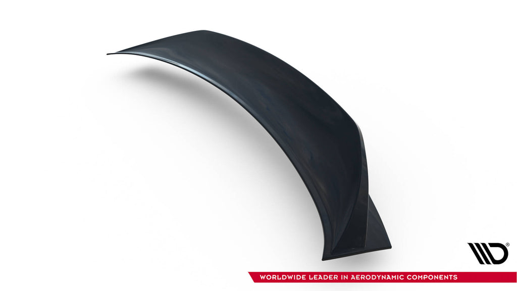 Maxton Design Niedriger Spoiler CAP 3D passend für Porsche Macan GTS / Standard / T Mk1 Facelift 2 schwarz Hochglanz