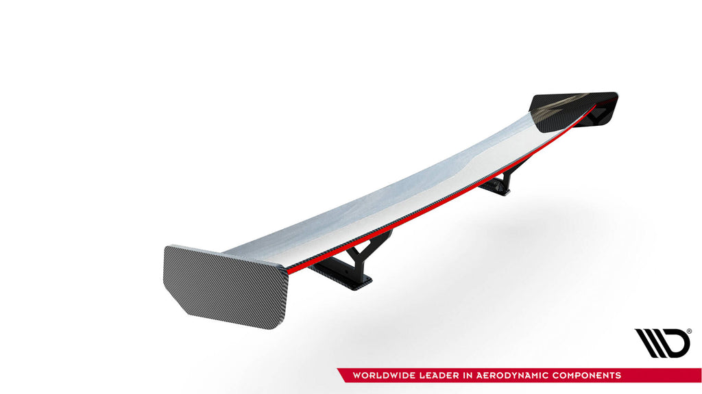 Maxton Design Carbon Spoiler With Internal Brackets Uprights + LED Honda Civic SI Mk10 für Honda Civic Mk10