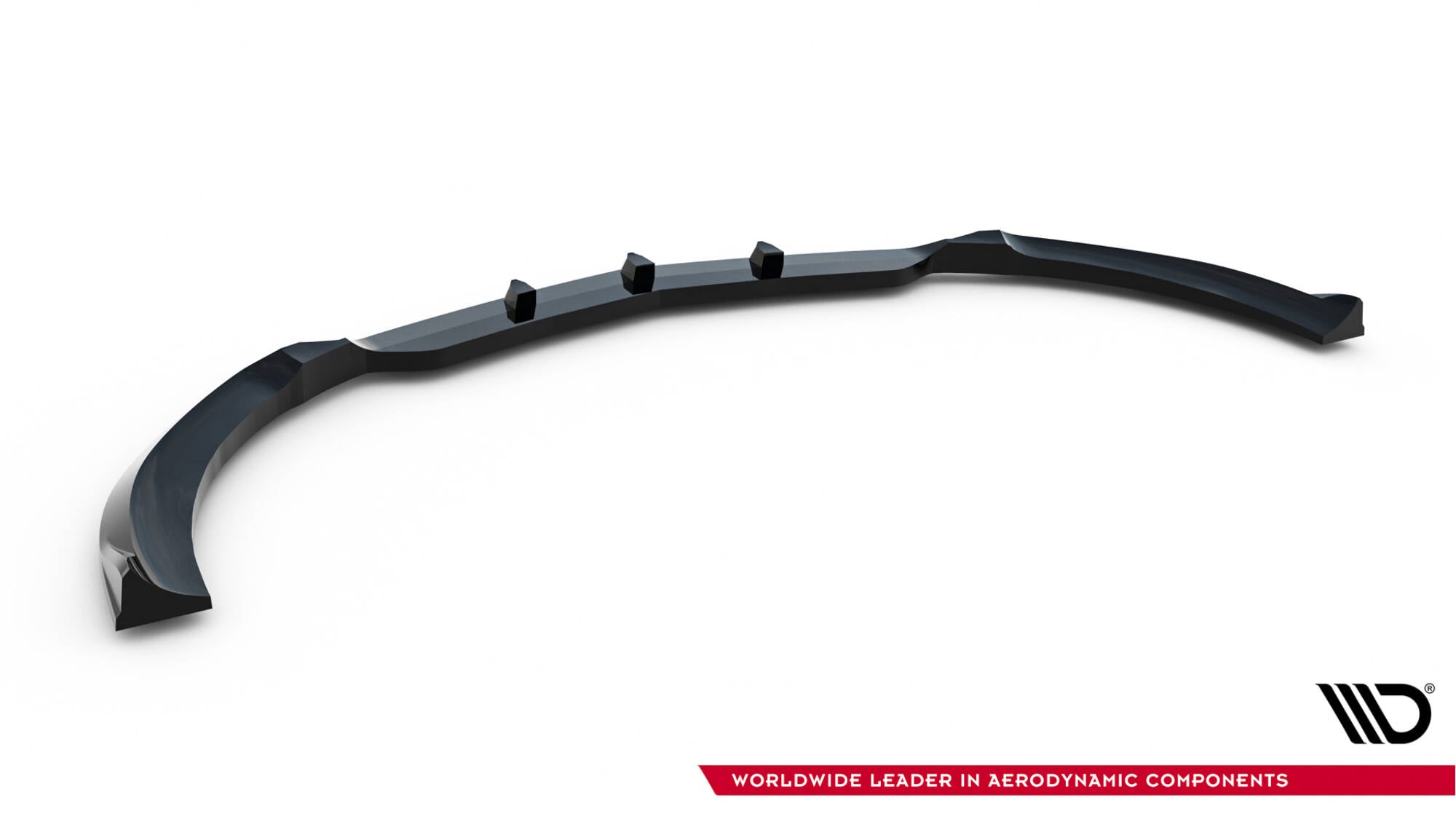 Maxton Design Street+ Spoilerlippe Front Ansatz passend für Mercedes-AMG SL 63 R232 schwarz Hochglanz