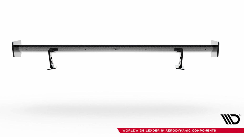 Maxton Design Carbon Spoiler With External Brackets Uprights Audi A5 Coupe 8T für Audi A5 / S5 / RS5