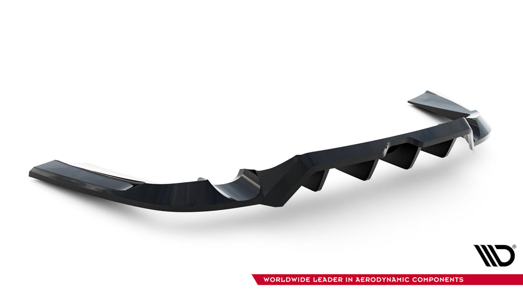 Maxton Design Street+ Mittlerer Diffusor RACE passend für Land Rover Range Rover Sport Mk2 schwarz Hochglanz