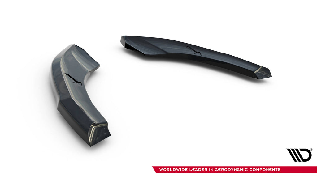Maxton Design Heck Ansatz Flaps Diffusor passend für KIA SPORTAGE mk4 GT-Line schwarz Hochglanz