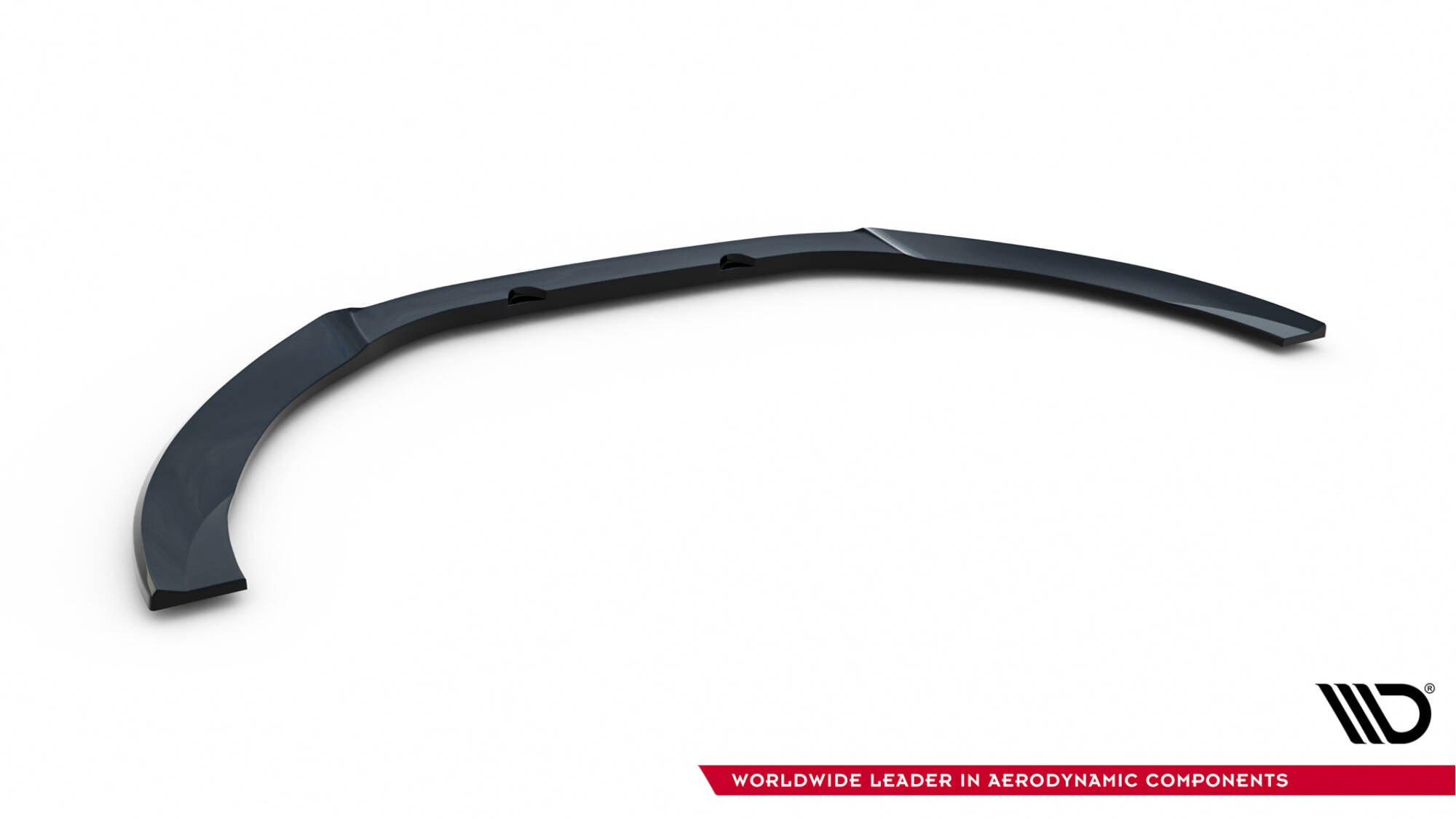 Maxton Design Street+ Spoilerlippe Front Ansatz V.2 passend für Audi RS6 C7 / C7 Facelift schwarz Hochglanz
