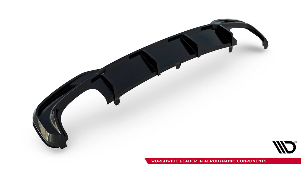 Maxton Design Diffusor Heck Ansatz passend für BMW M550i / 5 M-Paket Limousine / Touring G30 / G31
