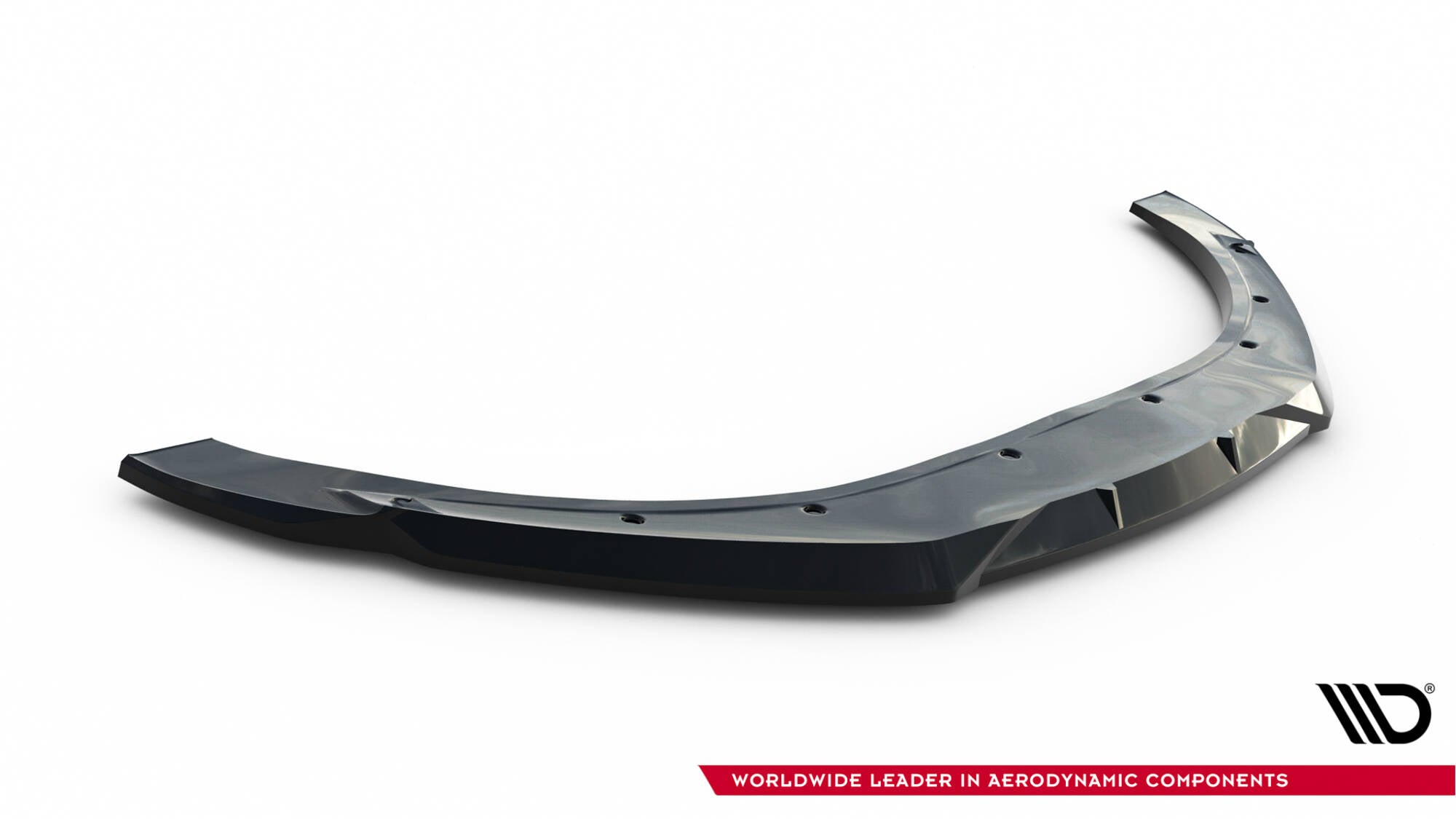 Maxton Design Street+ Spoilerlippe Front Ansatz V.2 passend für Audi TT S / TT S-Line 8J Facelift schwarz Hochglanz