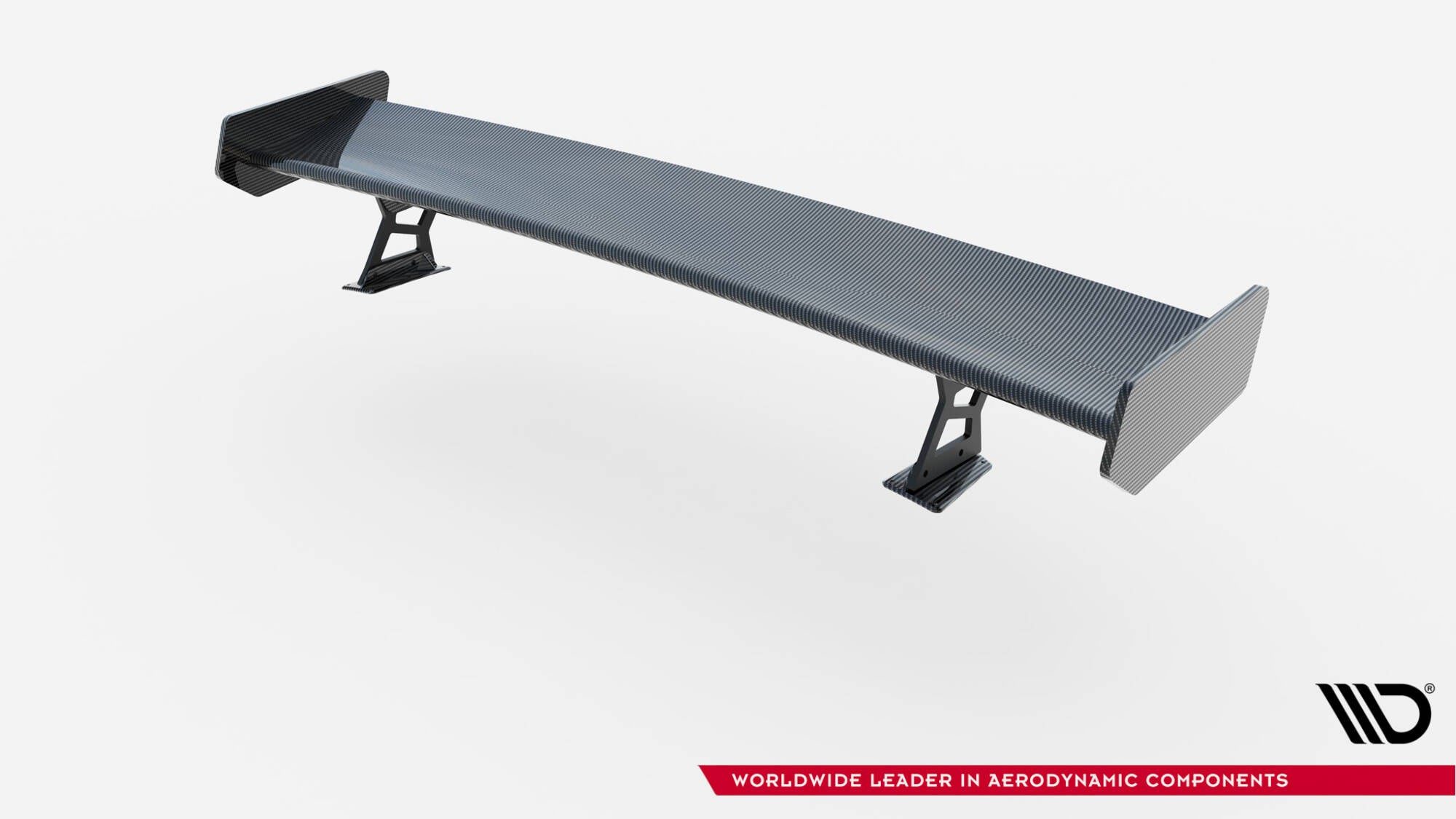 Maxton Design Carbon Spoiler With External Brackets Uprights BMW 3er Coupe E46 für BMW 3er E46