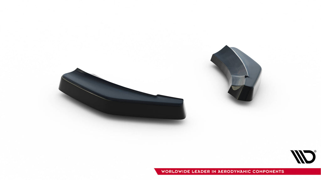 Maxton Design Heck Ansatz Flaps Diffusor passend für Audi TT 3.2 V6 8J schwarz Hochglanz