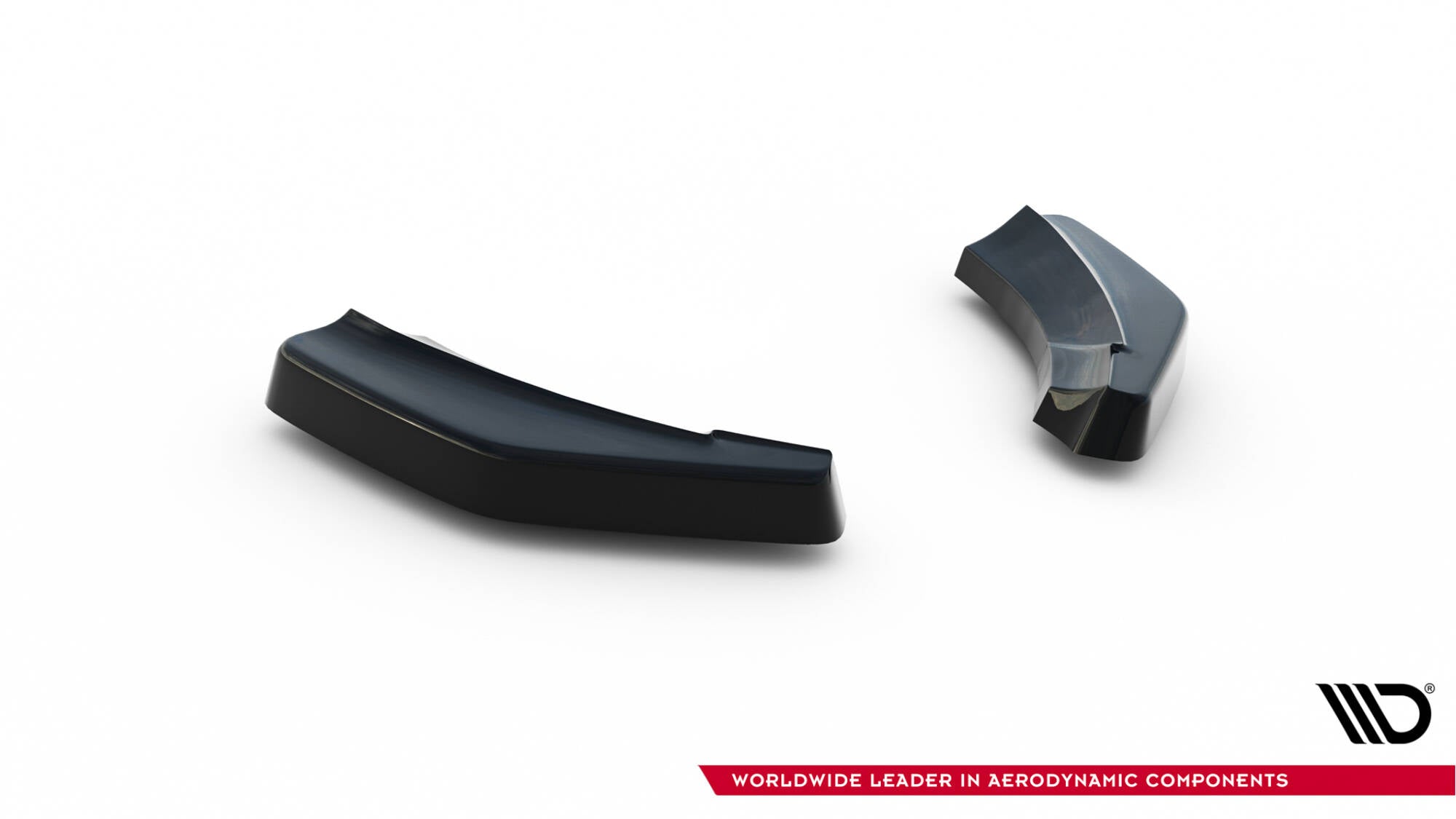 Maxton Design Heck Ansatz Flaps Diffusor passend für Audi TT 3.2 V6 8J schwarz Hochglanz