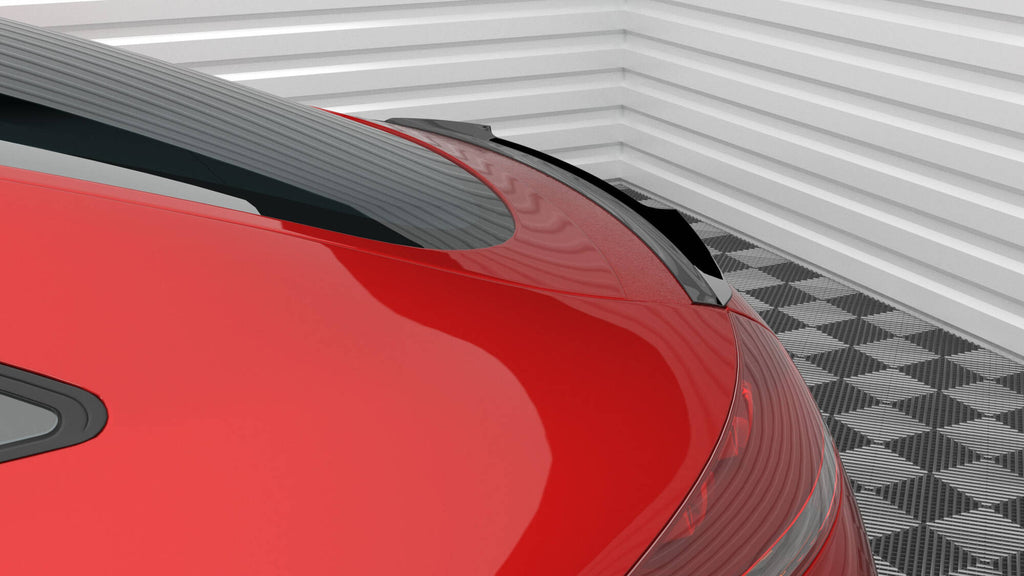 Maxton Design Spoiler CAP passend für Audi TT 8J schwarz Hochglanz