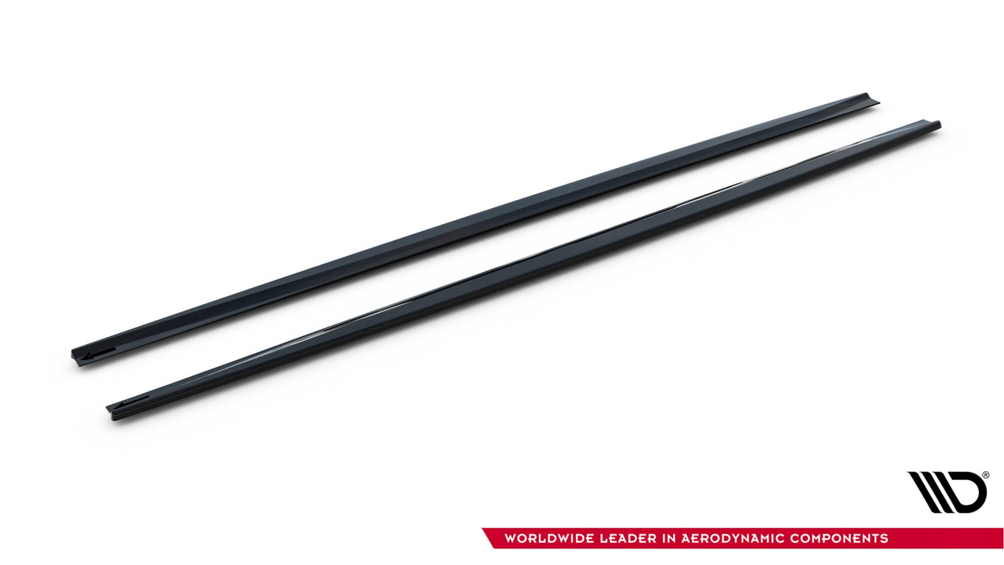 Maxton Design Street+ Seitenschweller Leisten V.2 passend für Ford Focus ST / ST-Line Mk4 schwarz Hochglanz