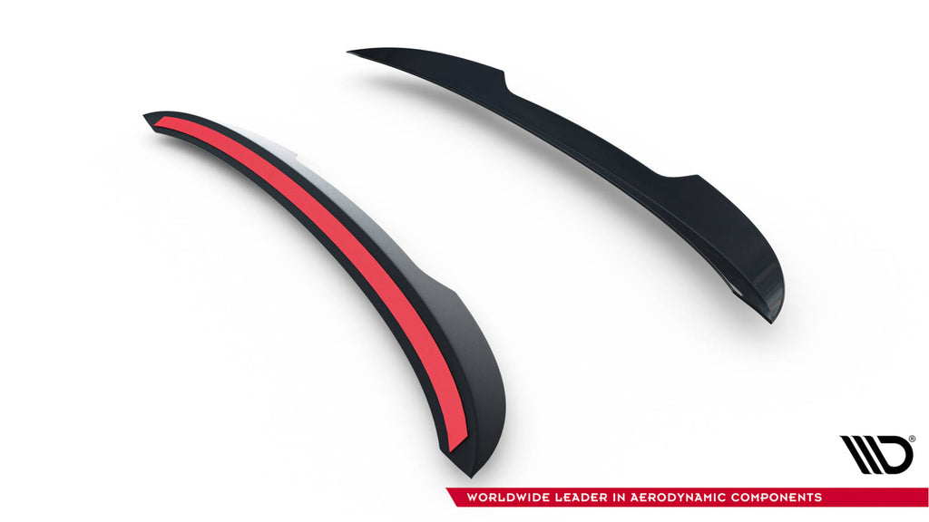 Maxton Design Spoiler CAP passend für Toyota IQ schwarz Hochglanz